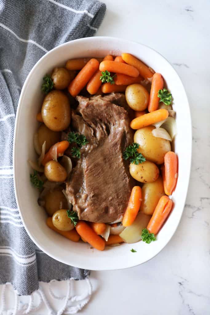 Perfect Slow Cooker Pot Roast - Pretty Providence