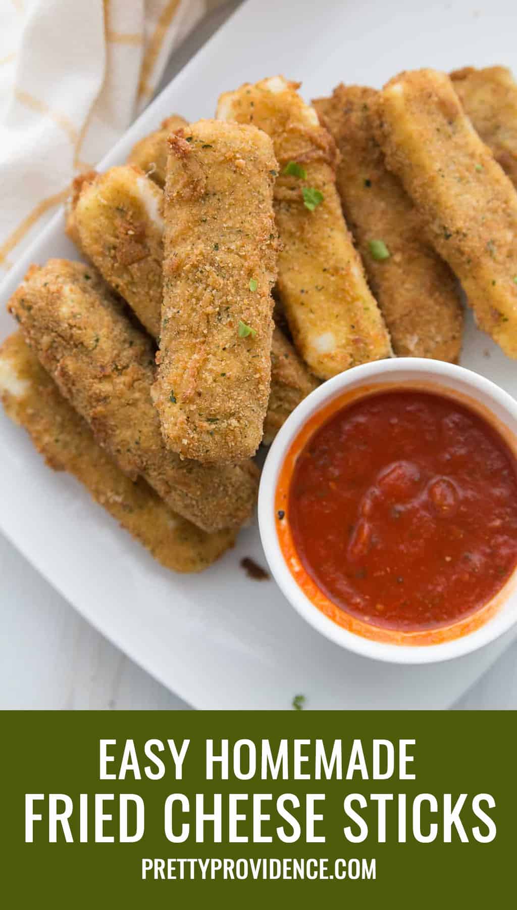 Homemade Mozzarella Sticks Recipe - Pretty Providence