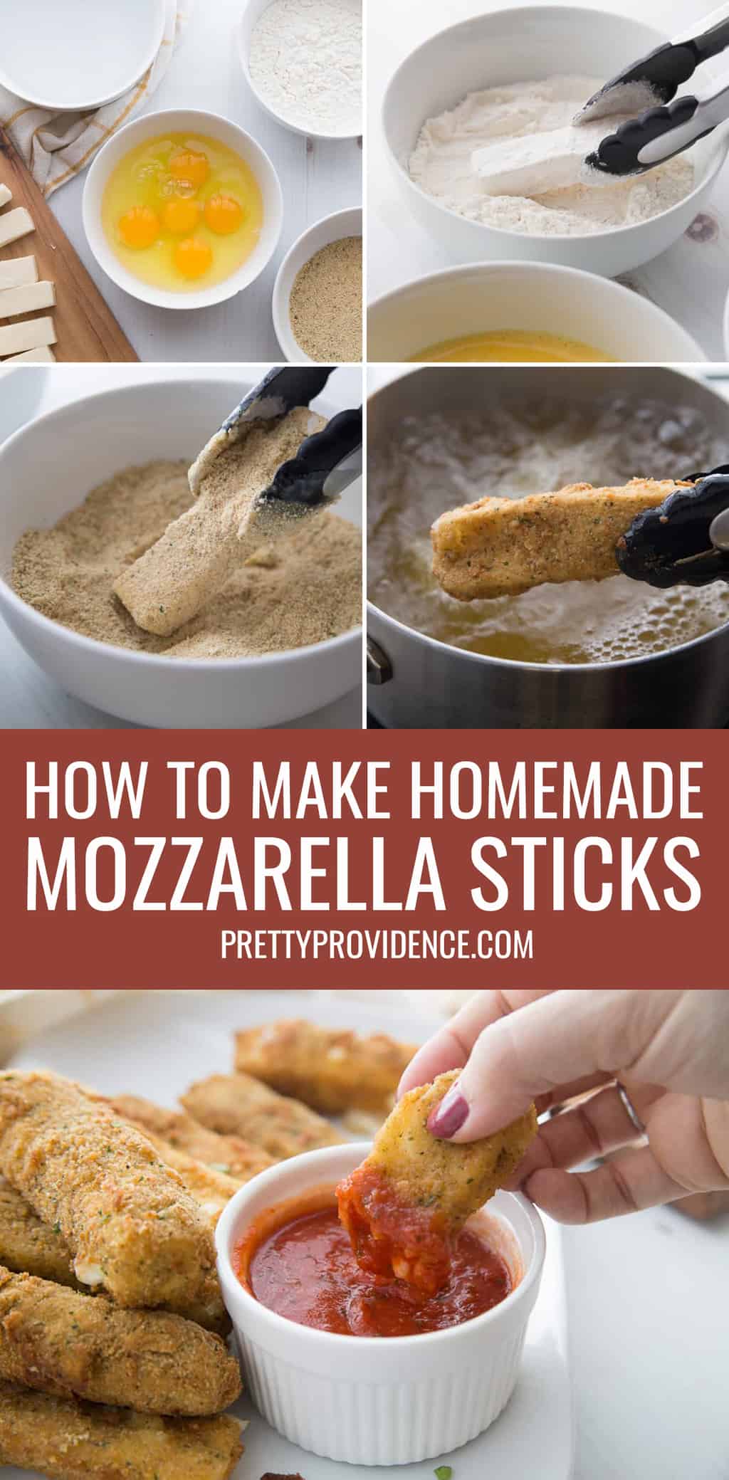 Homemade Mozzarella Sticks Recipe - Pretty Providence