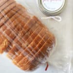 bread and jam gift basket idea with text for pinterest
