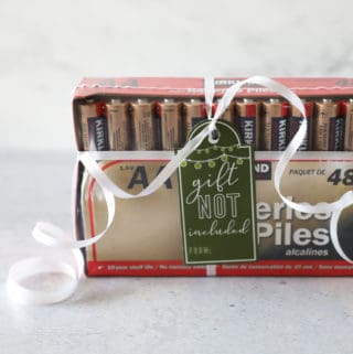 batteries with no gift included tag