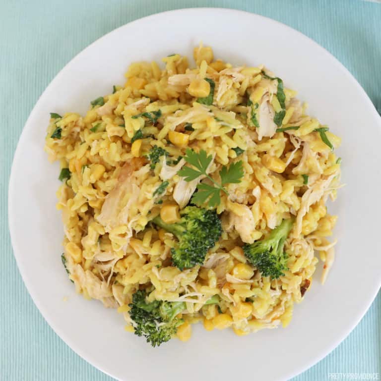 Slow Cooker Chicken and Rice Pretty Providence