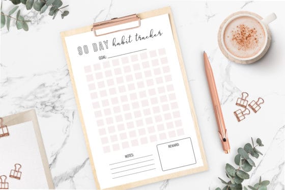 Free Printable Habit Tracker - Pretty Providence