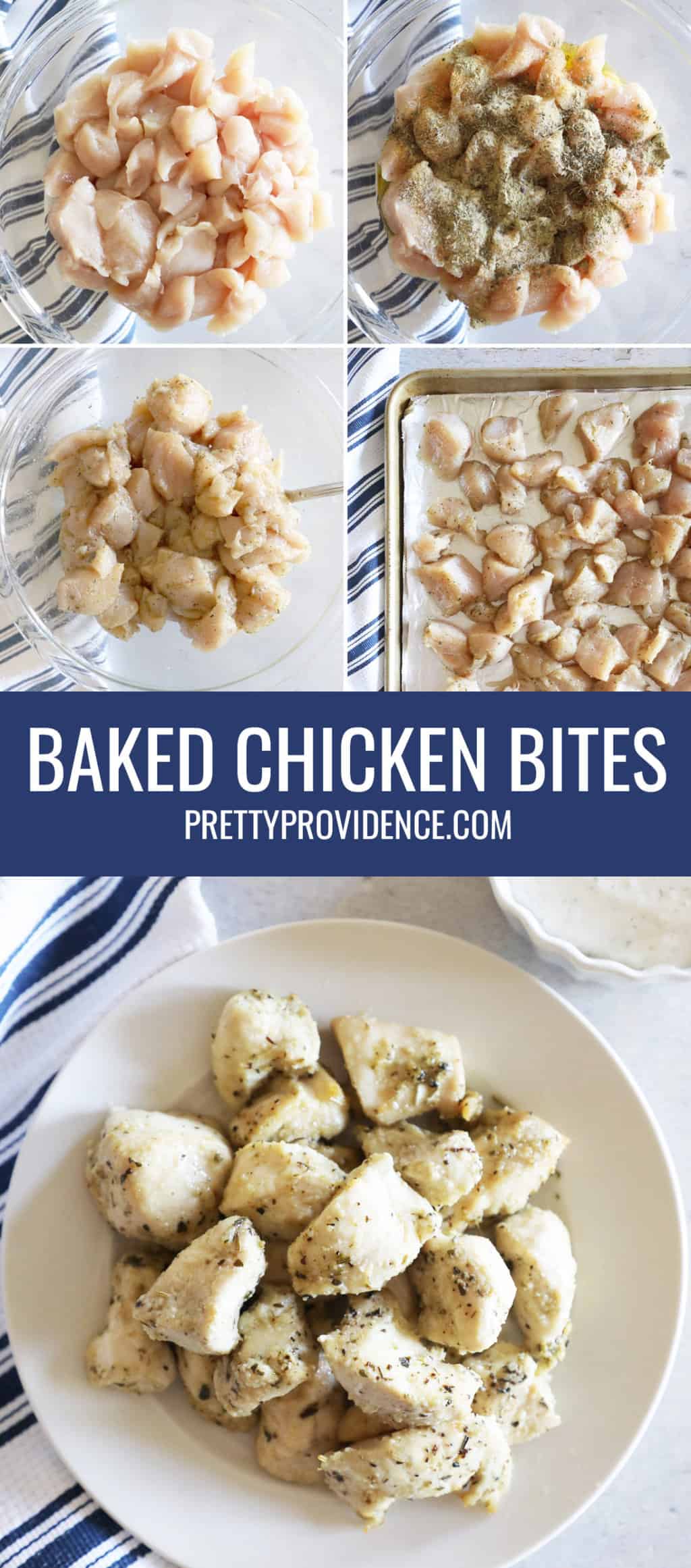 Oven Baked Chicken Bites