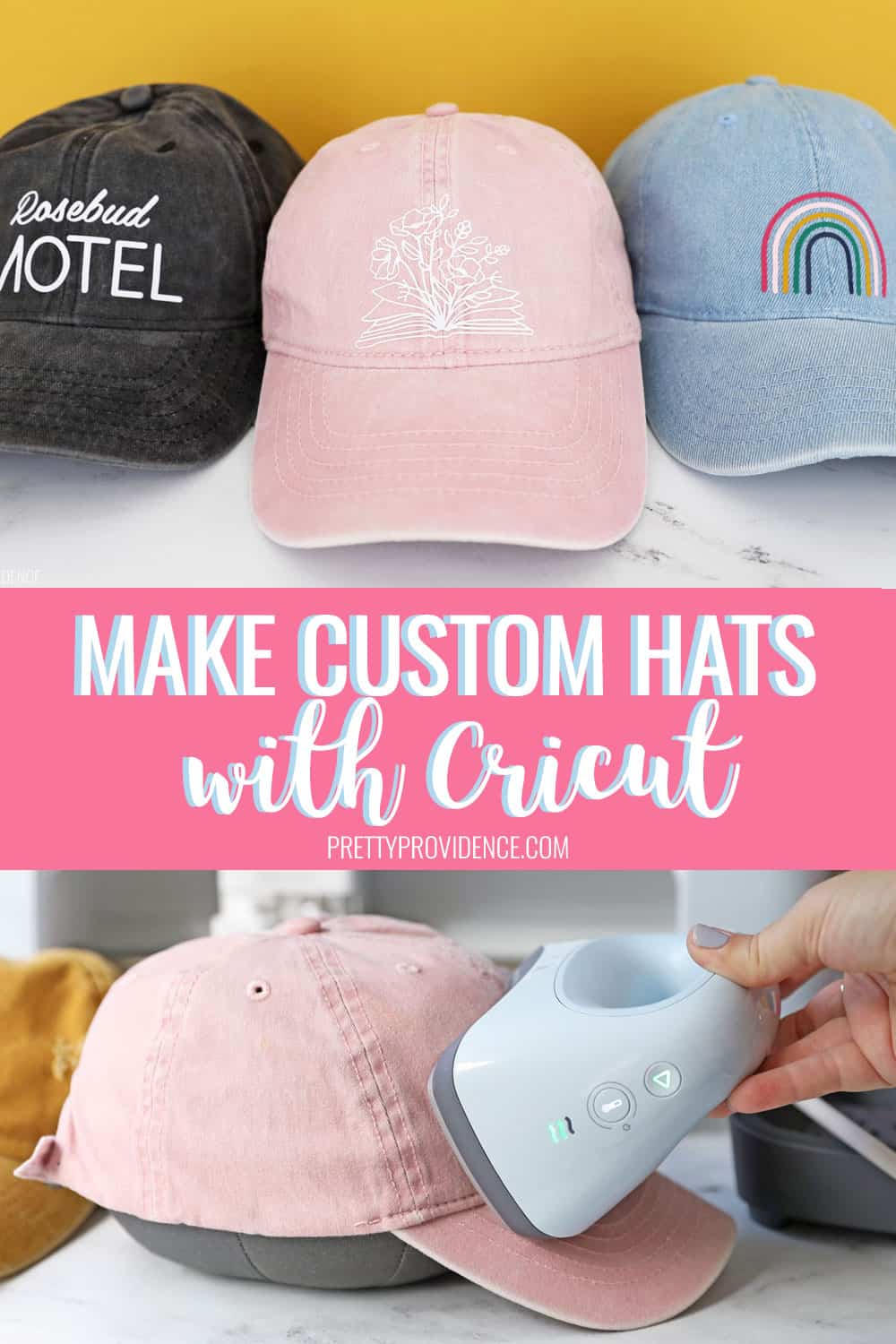 How to Make Custom Hats with Cricut