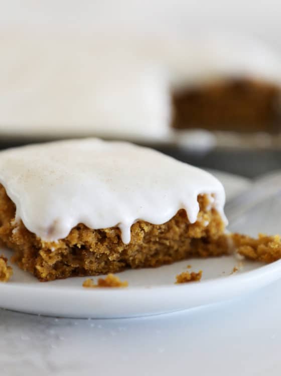 Pumpkin Sheet Cake - Pretty Providence