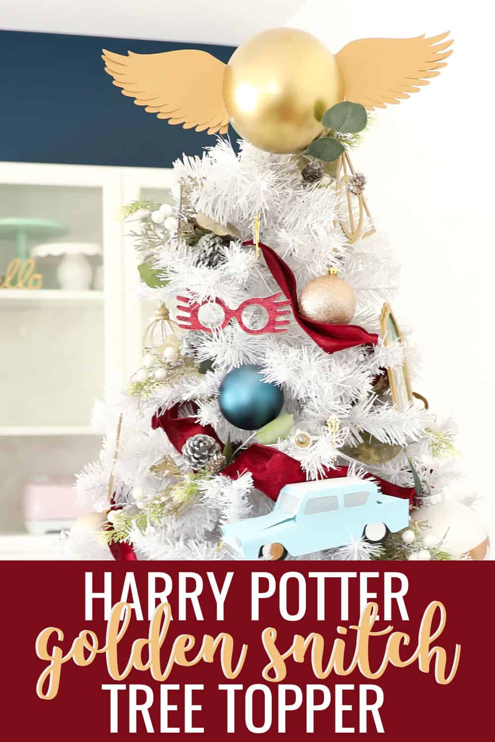 Golden Snitch Harry Potter Tree Topper