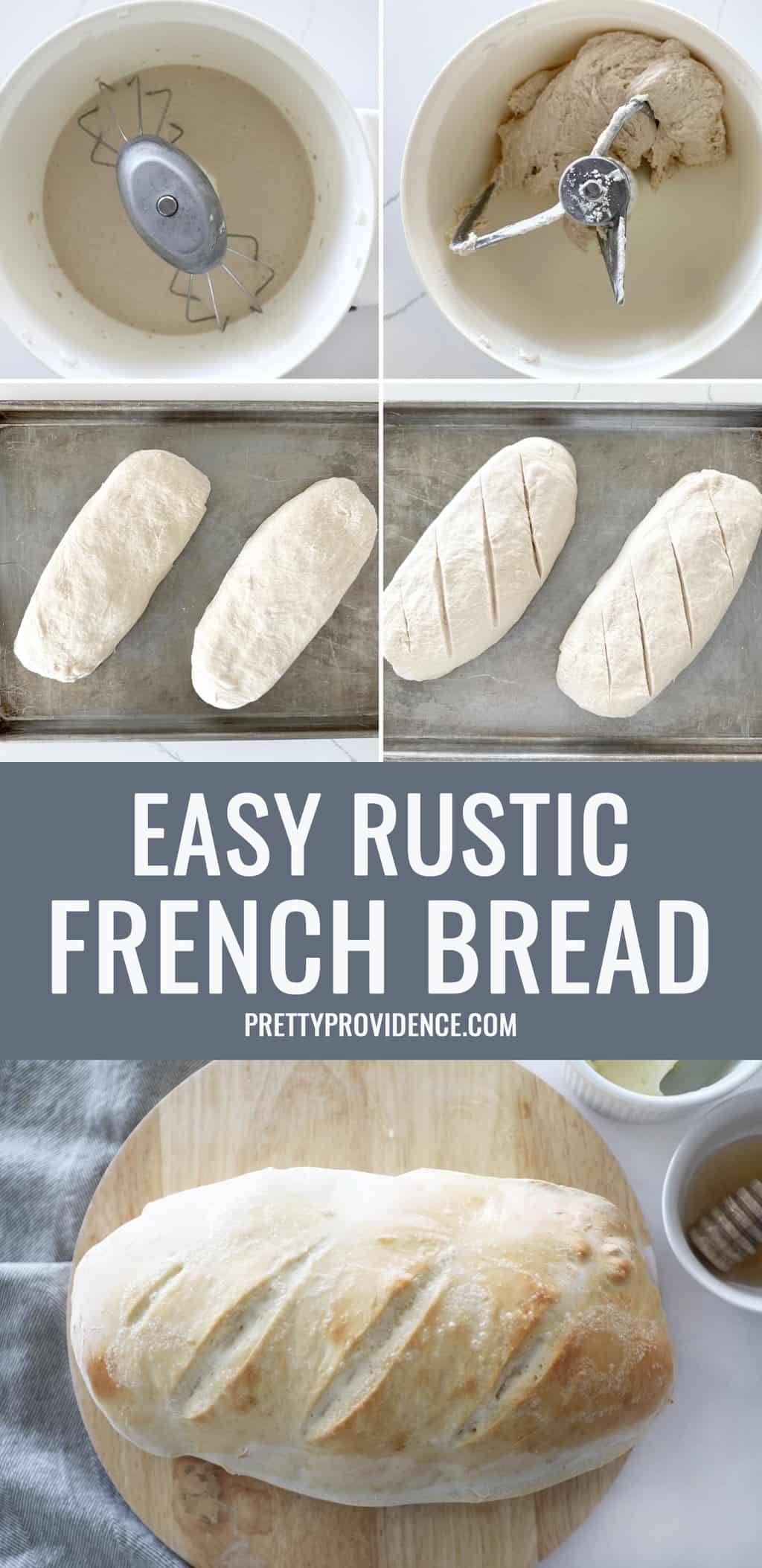Easy Homemade Rustic French Bread