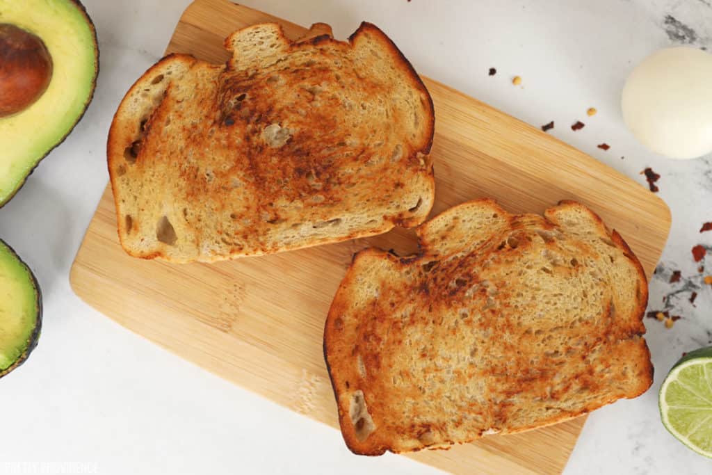 Avocado Toast with Egg AKA Grated Egg Toast