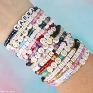 How to make simple DIY Alphabet Bridesmaid Bracelets  Friendship bracelets  with beads, Diy bracelets easy, Bridesmaid bracelet