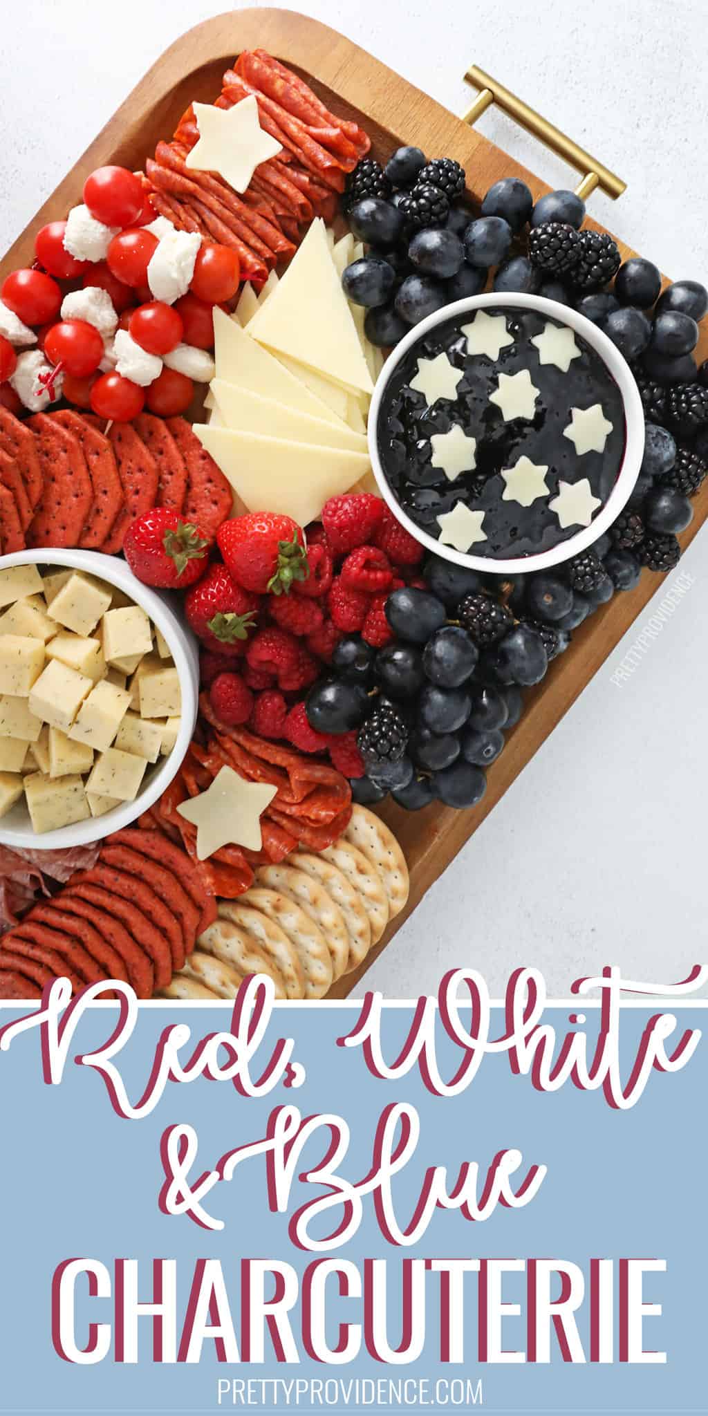 4th of July Snacks Charcuterie Board