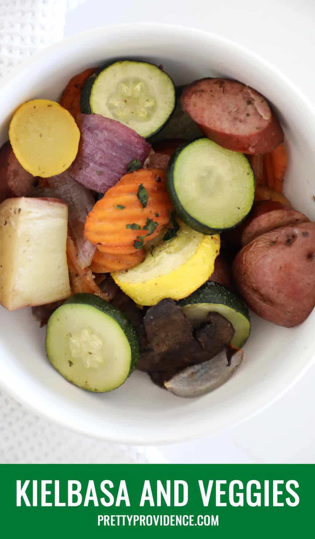 Roasted Kielbasa and Veggies