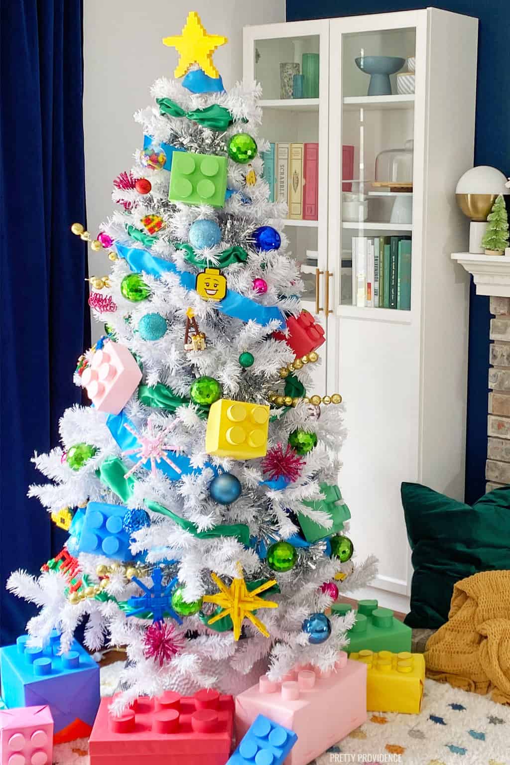Lego Christmas Tree + DIY Lego Christmas Ornaments