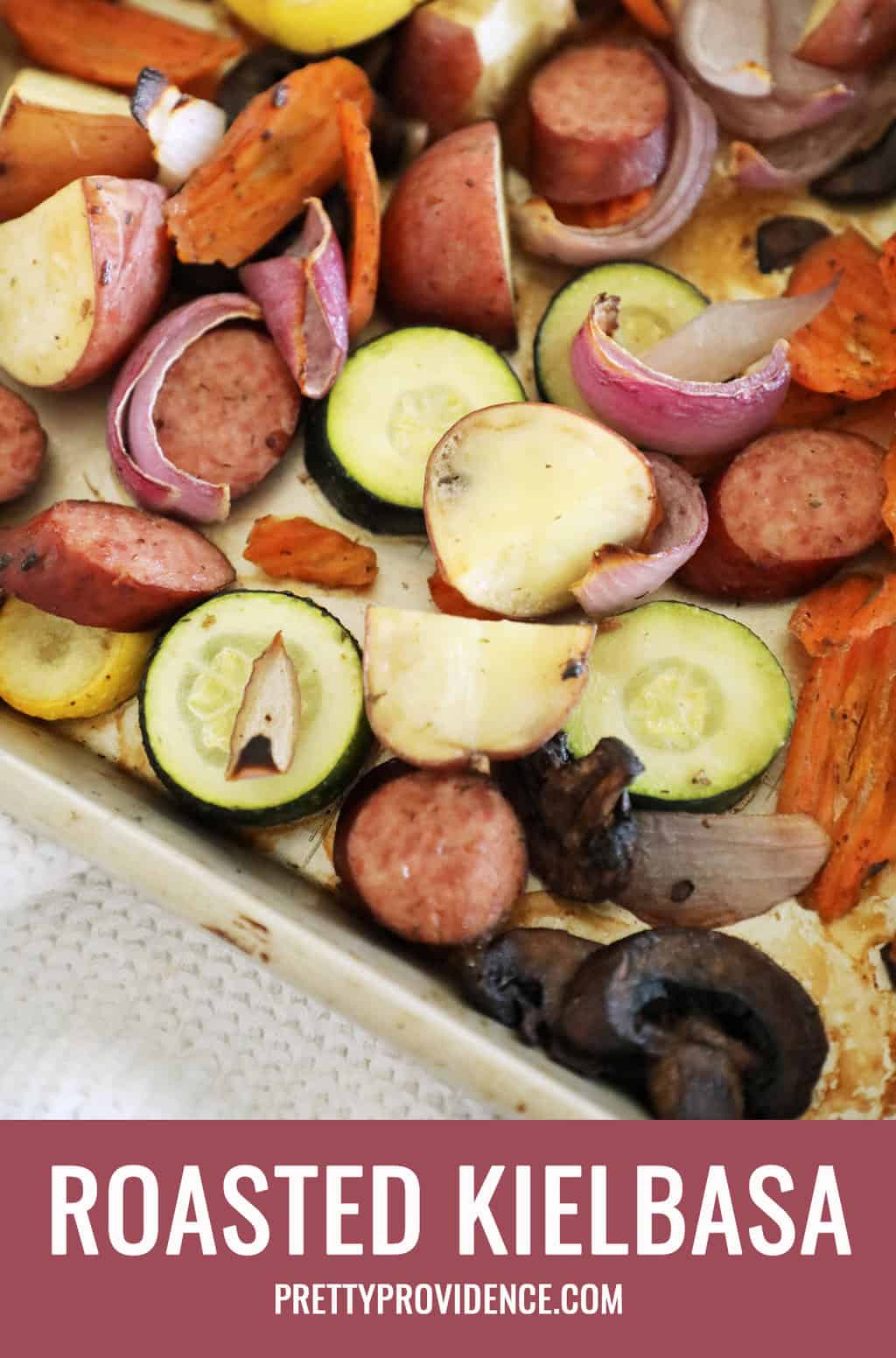 Roasted Kielbasa and Veggies