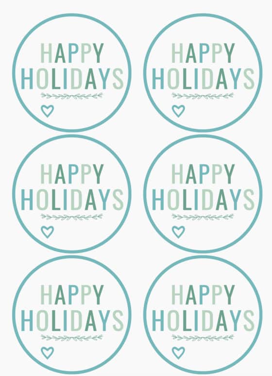 Christmas Gift Tags Printable - Pretty Providence