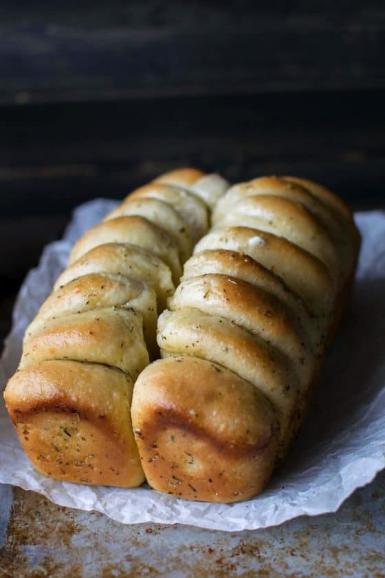 25 Delicious Easy Rhodes Rolls Recipes Pretty Providence   Garlic252520pull252520apart252520bread 560x840 