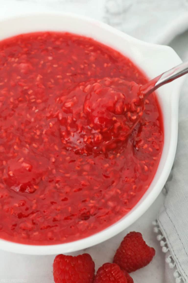 Homemade Raspberry Pie Filling - Pretty Providence