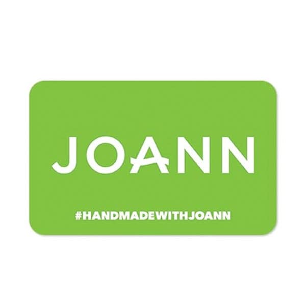 joann gift card digital image.