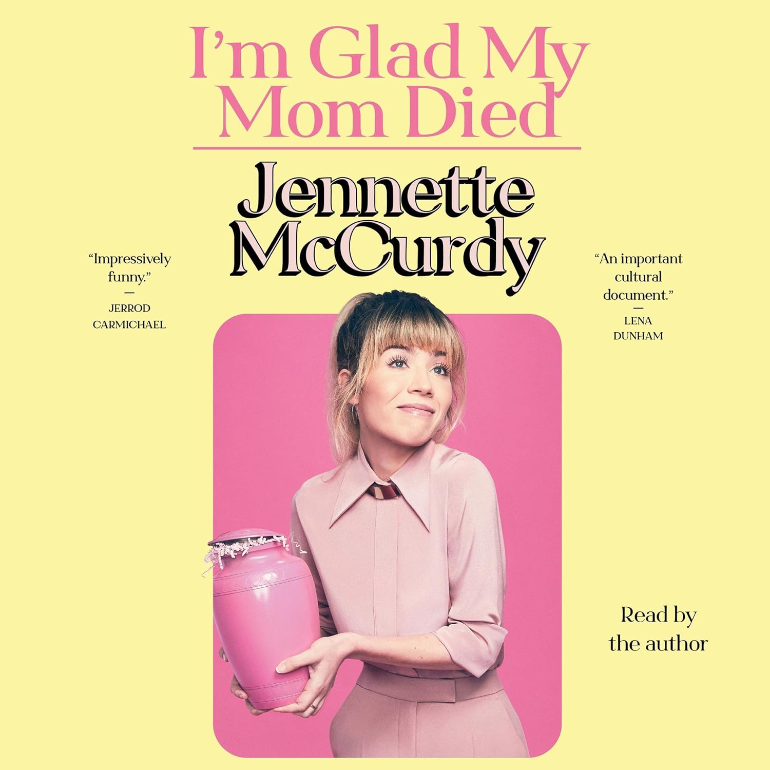 Cover art for book 'I'm Glad my Mom Died' by Jeanette McCurdy.