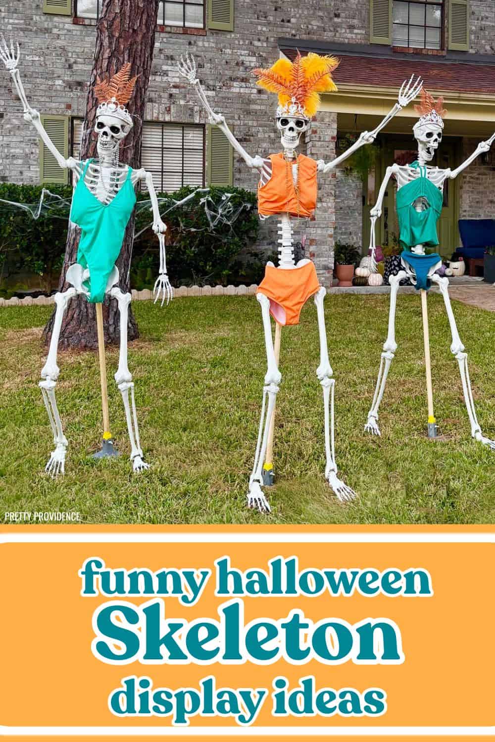 Funny Skeleton Yard Display Ideas