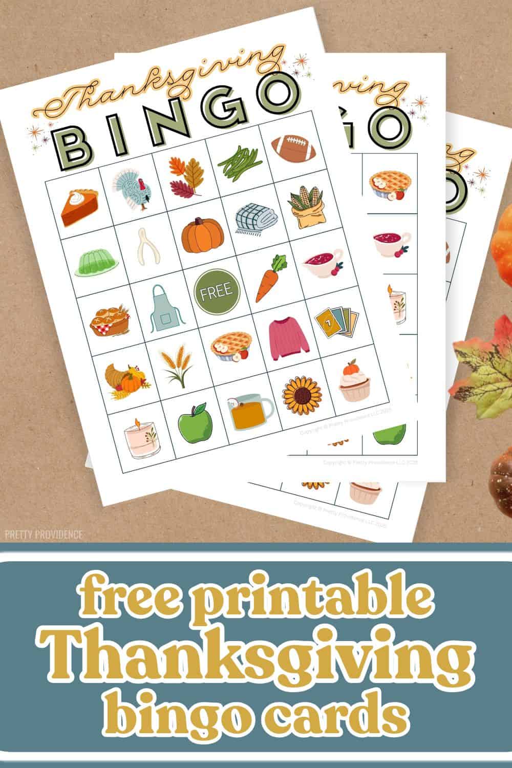 Thanksgiving Bingo Printable