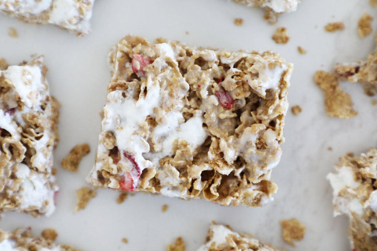 These Special K Cereal Bars and so quick to throw together and unreal good!